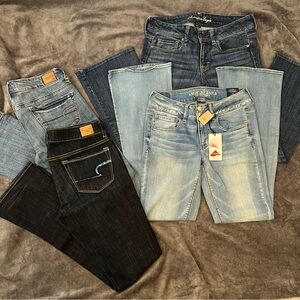 American Eagle Bootcut Jeans Bundle of 4